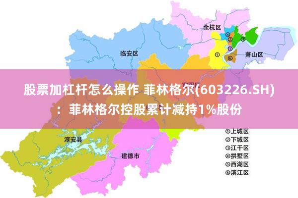 股票加杠杆怎么操作 菲林格尔(603226.SH)：菲林格尔控股累计减持1%股份