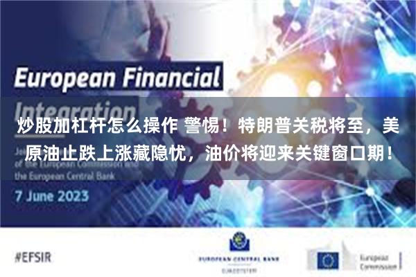炒股加杠杆怎么操作 警惕！特朗普关税将至，美原油止跌上涨藏隐忧，油价将迎来关键窗口期！