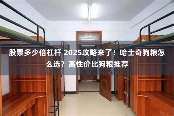 股票多少倍杠杆 2025攻略来了!哈士奇狗粮怎么选?高性价比狗粮推荐
