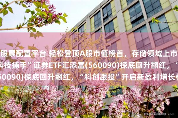 股票配置平台 轻松登顶A股市值榜首，存储领域上市首秀收涨465%！“科技捕手”证券ETF汇添富(560090)探底回升翻红，“科创跟投”开启新盈利增长极！