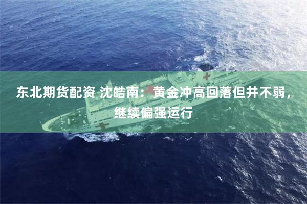 东北期货配资 沈皓南：黄金冲高回落但并不弱，继续偏强运行