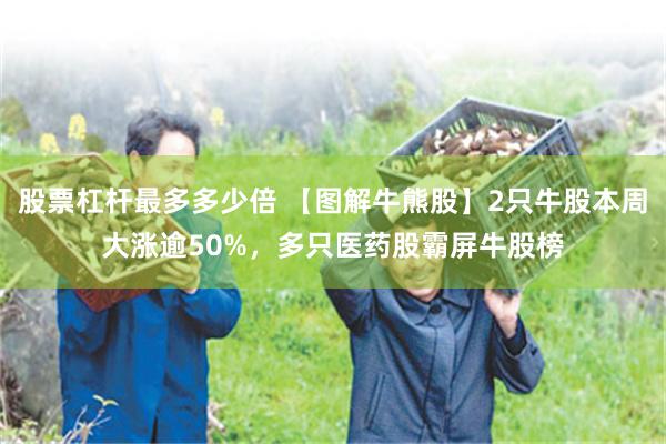 股票杠杆最多多少倍 【图解牛熊股】2只牛股本周大涨逾50%,多只医药股霸屏牛股榜