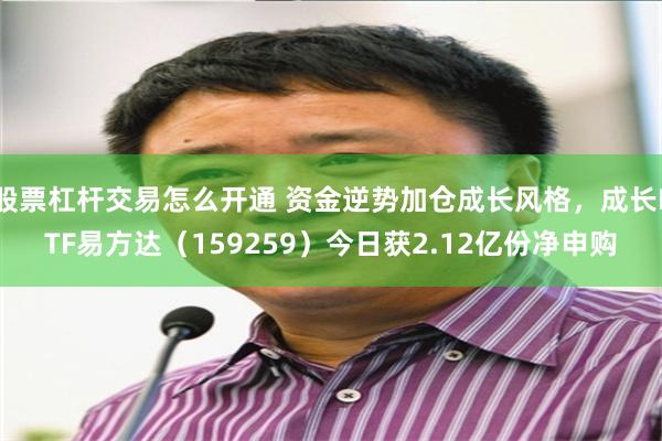股票杠杆交易怎么开通 资金逆势加仓成长风格，成长ETF易方达（159259）今日获2.12亿份净申购
